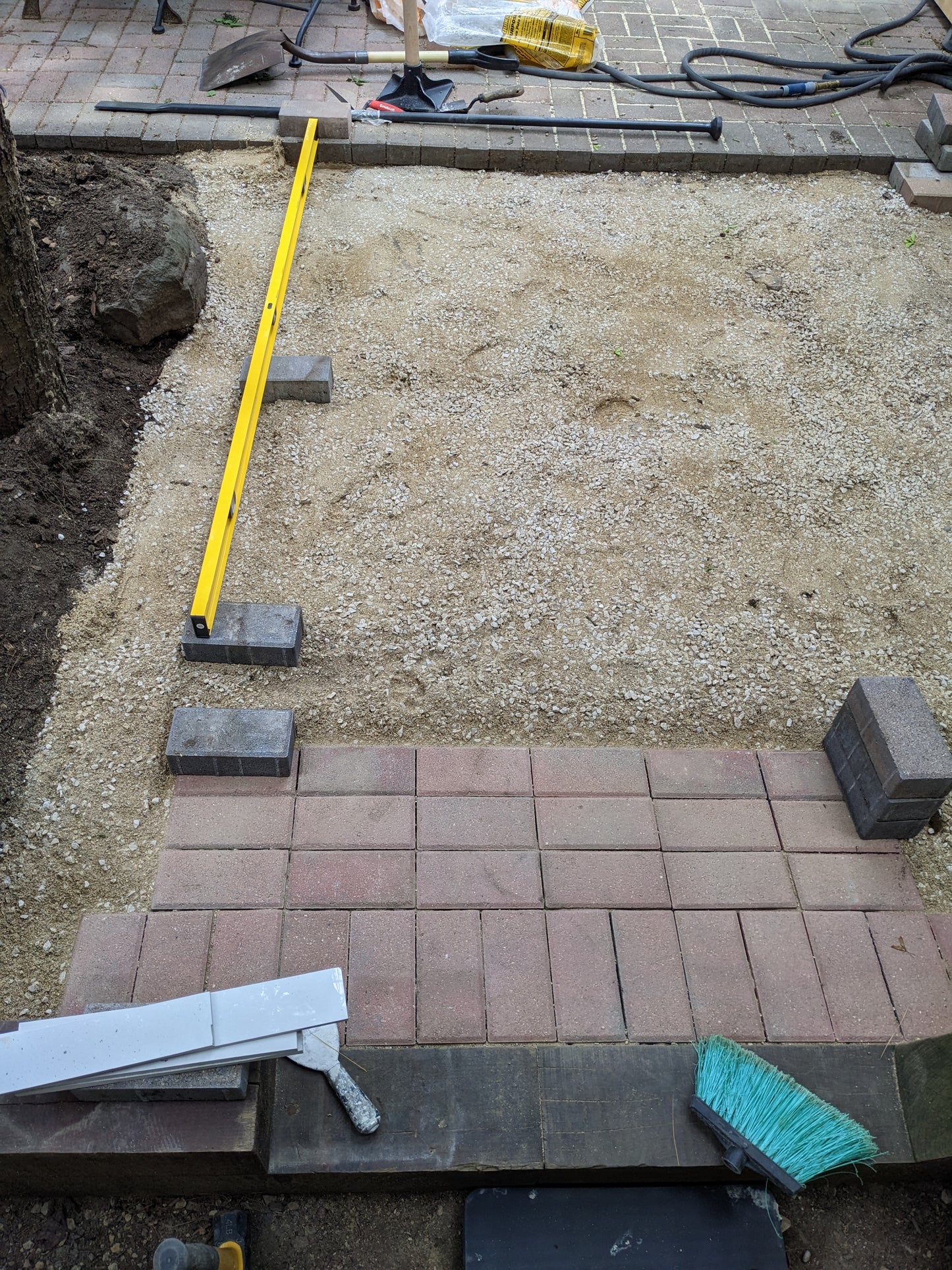 Exterior Hardscape Brick Patio