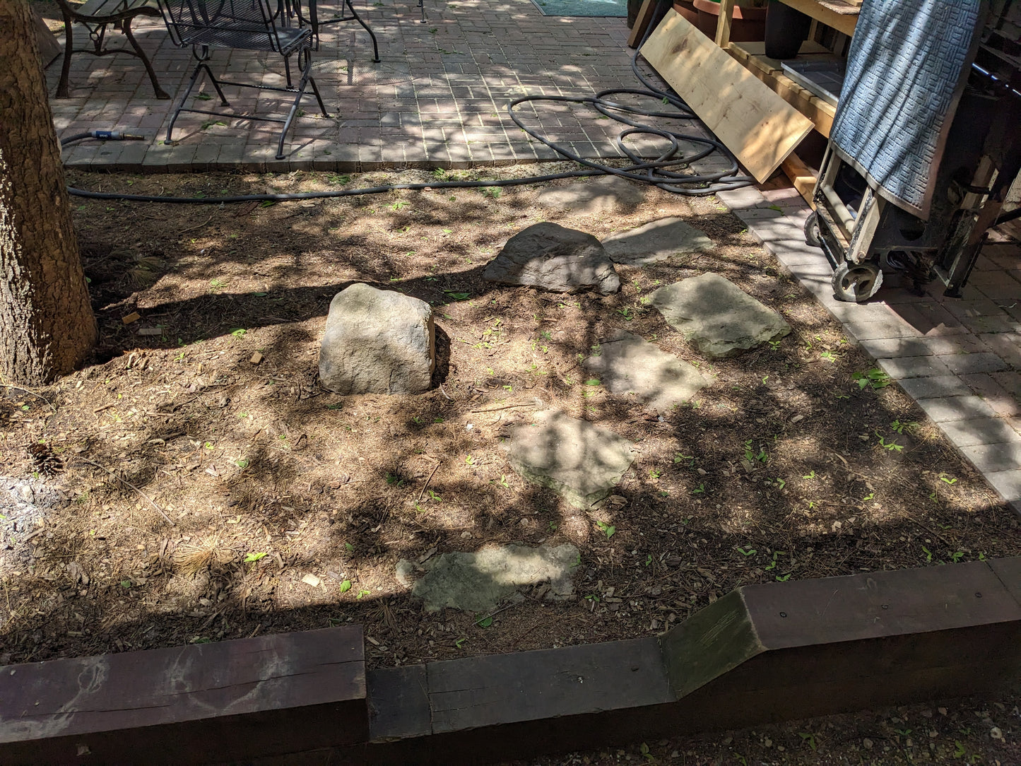 Exterior Hardscape Brick Patio