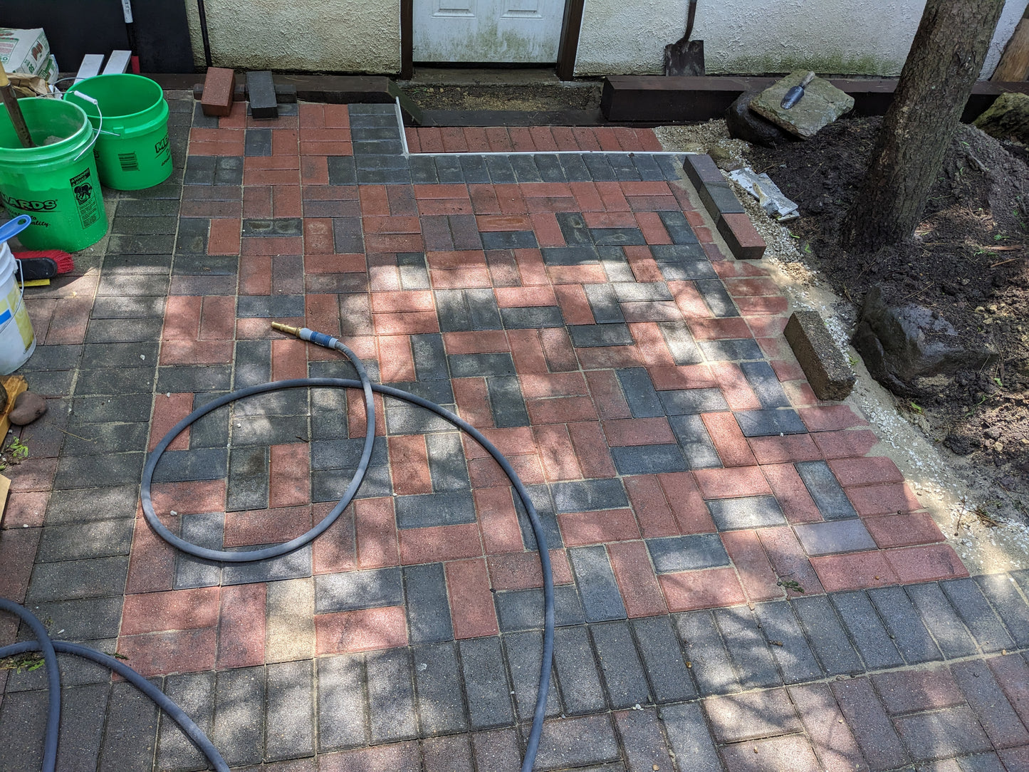 Exterior Hardscape Brick Patio