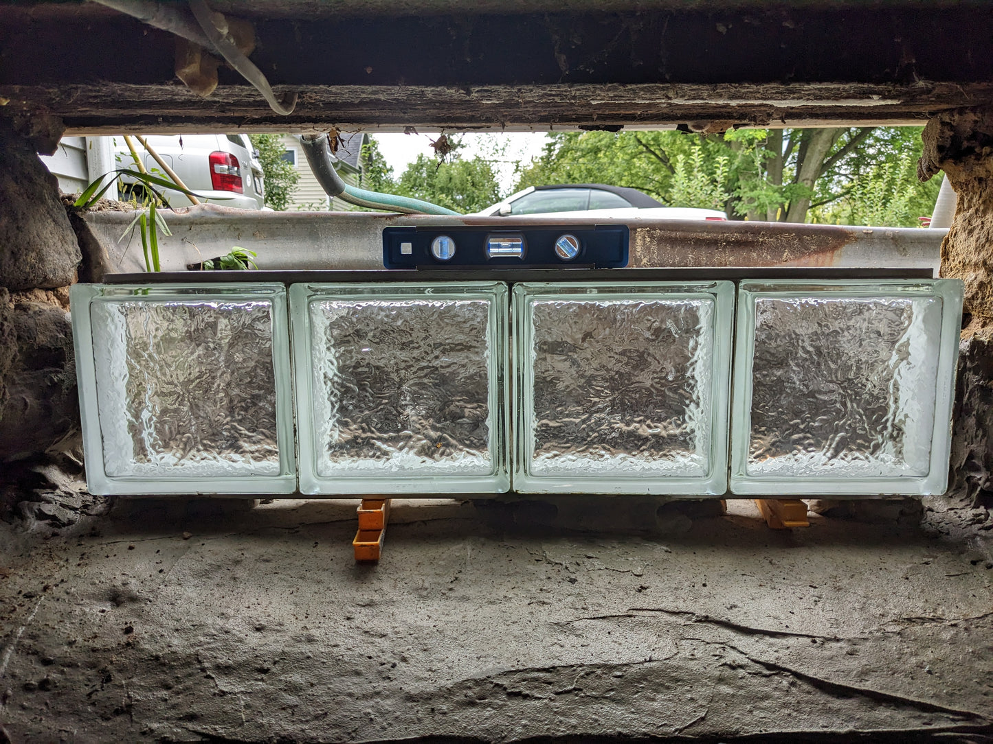 Glass Block Window Install