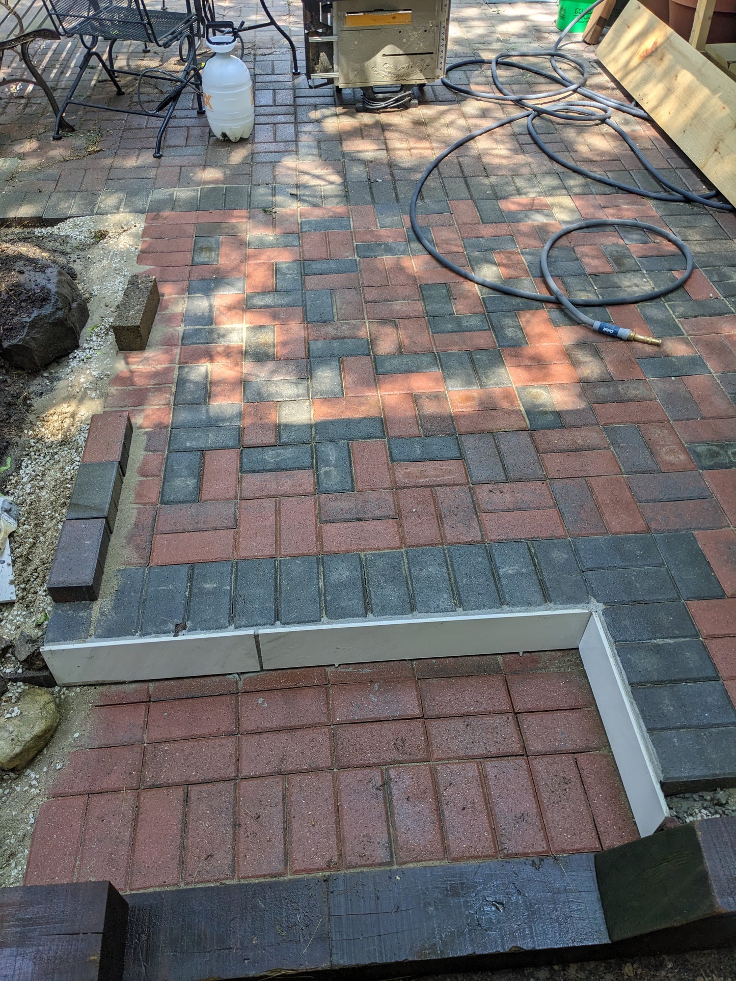 Exterior Hardscape Brick Patio