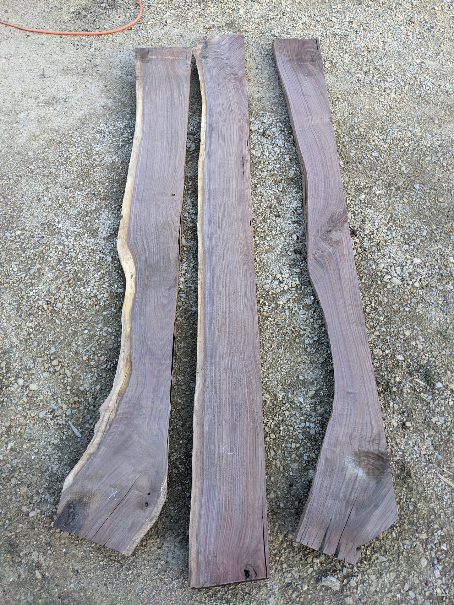 Walnut Woodworking Lumber 2" Thick Live Edge