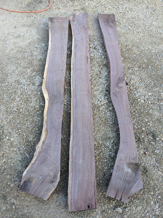 Walnut Woodworking Lumber 2" Thick Live Edge
