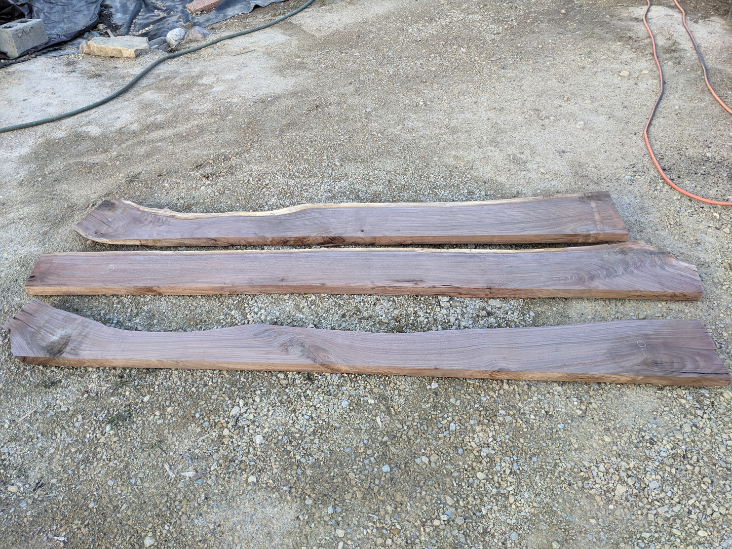 Walnut Woodworking Lumber 2" Thick Live Edge