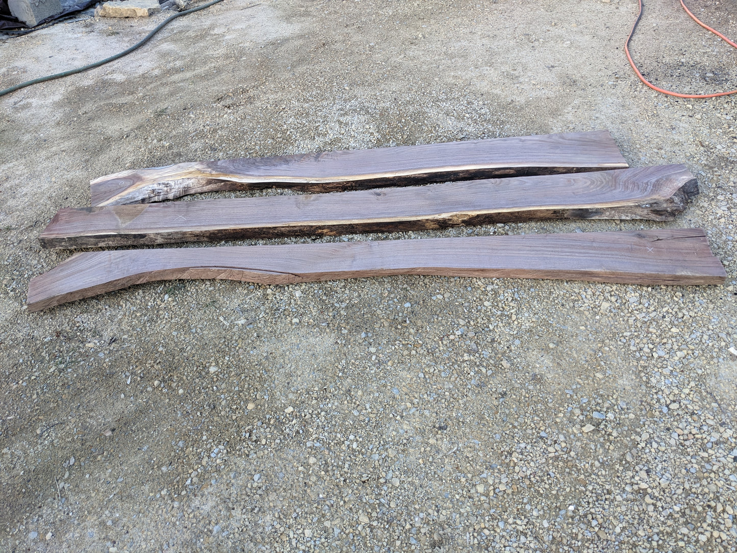 Walnut Woodworking Lumber 2" Thick Live Edge