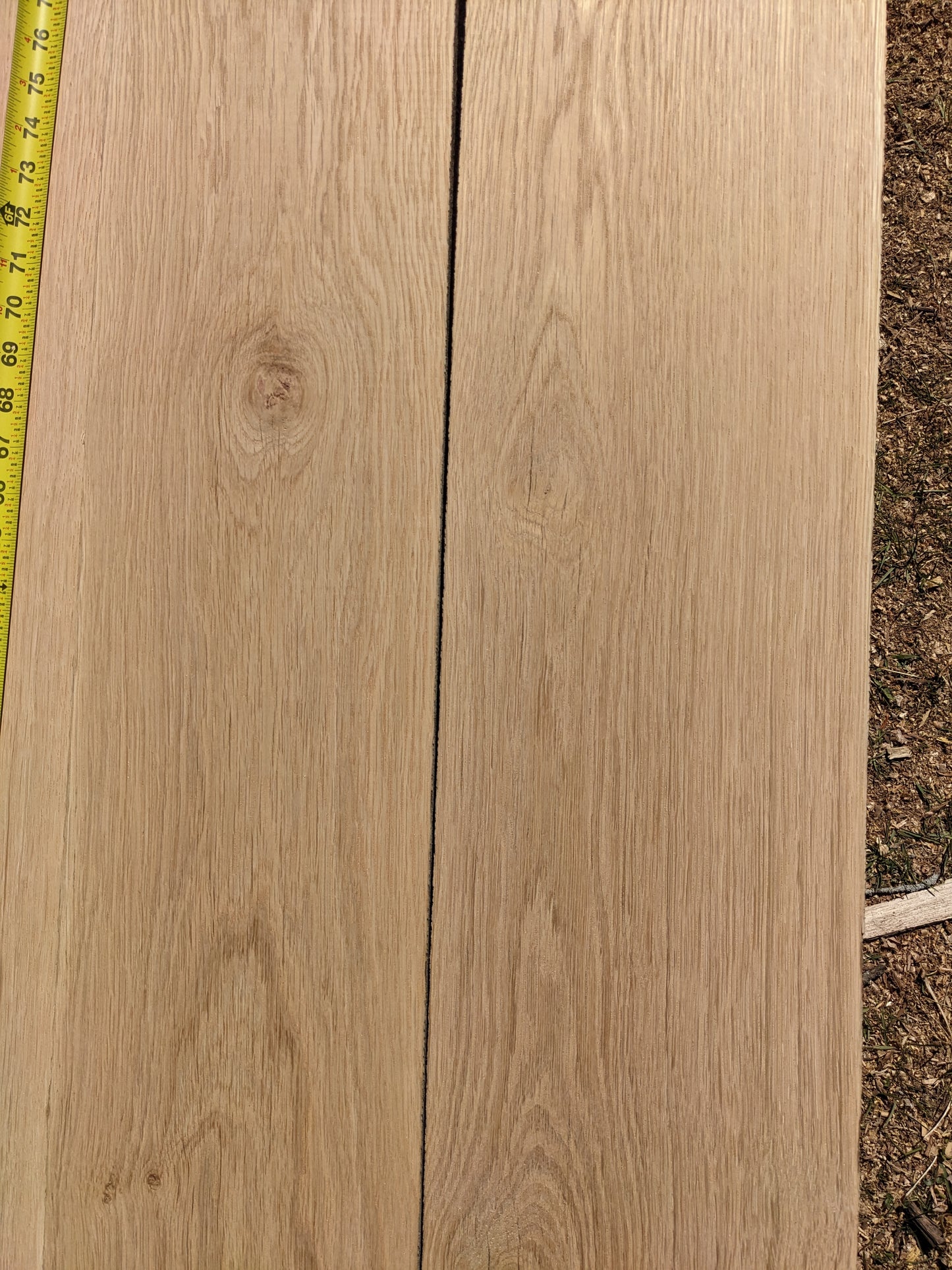 White Oak Boards 1" thick, planed, natural